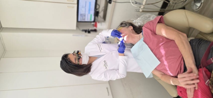 Patient receiving dental care at Acorn Family Dental Care