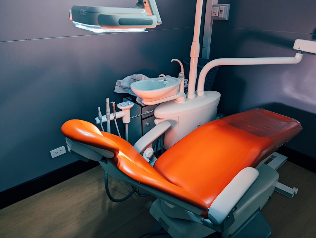 Whitening trays and professional dental whitening gel arranged on a treatment tray at a Berkeley dental office